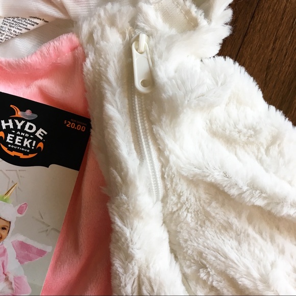 Hyde & Eek Baby Girl Unicorn Costume 🎃 0-6 mos - Picture 5 of 7